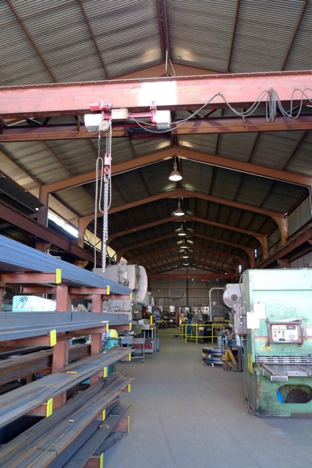 Inside the Tobin Steel fabrication shop
